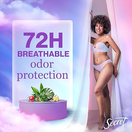 Secret Deodorant Clear Gel Brown Sugar 2.6oz antiperspirant stick