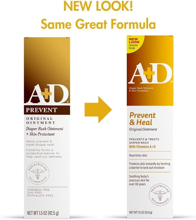 A+D Original Ointment 1.5oz diaper rash and skin protectant