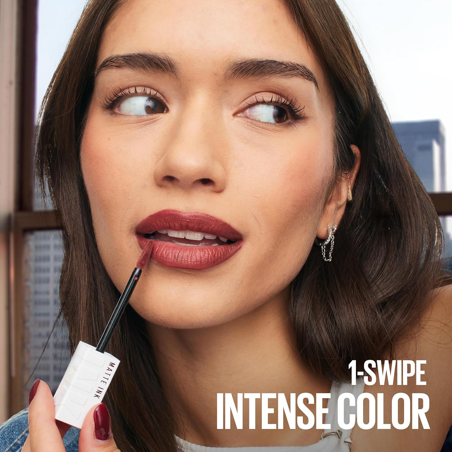 Maybelline New York Super Stay Matte Ink Liquid Lipstick in the shade 80 Ruler (0.17 Fl Oz / 5 ml) — photo 7