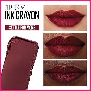 Maybelline New York Super Stay Ink Crayon Lipstick in the shade #65 Settle For More. — photo 2