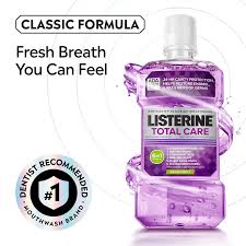 Listerine Total Care Anticavity Mouthwash Fresh Mint 500ml purple bottle