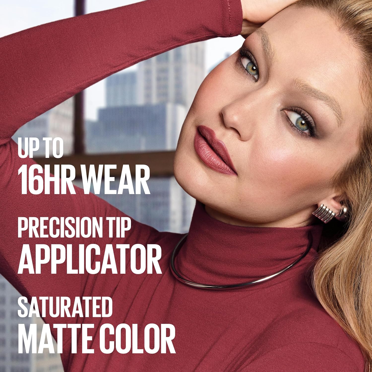 Maybelline New York Super Stay Matte Ink Liquid Lipstick in the shade 80 Ruler (0.17 Fl Oz / 5 ml) — photo 4