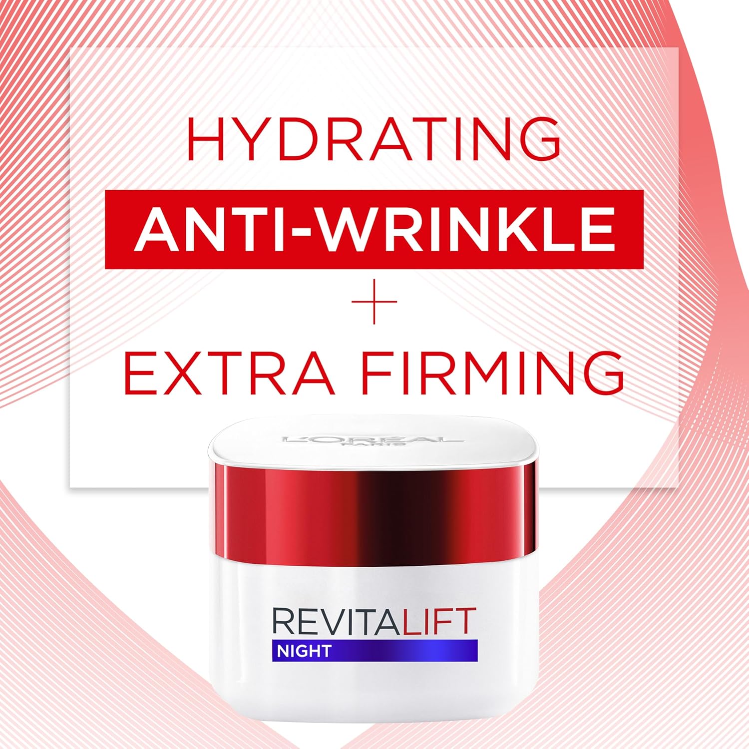 L'Oreal Paris Night Cream, Hydrating Anti-Wrinkle Night Moisturiser, 50ml | Moisturising Formula, Reinforce Skin Elasticity, Smoother and Firmer Skin,. — photo 4