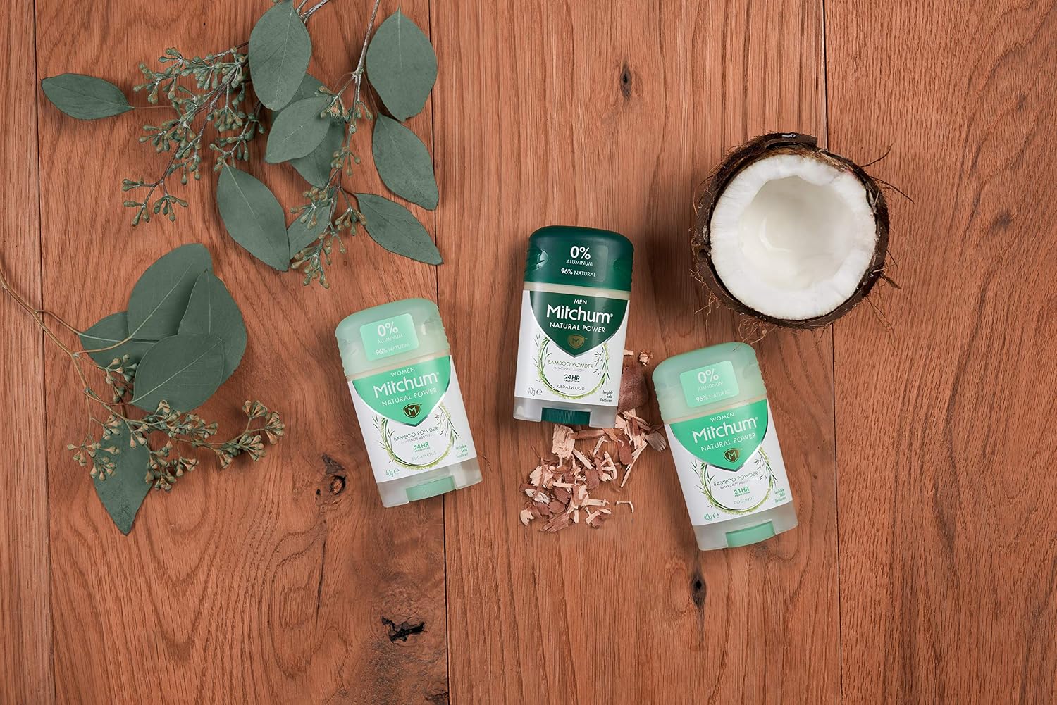 Mitchum Women Natural Power Deodorant Stick - Coconut (40g) — photo 3