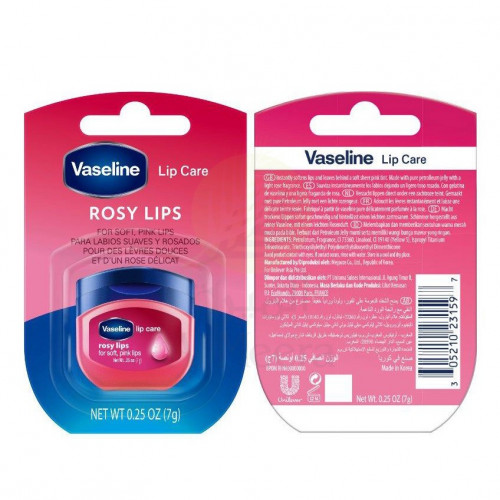Vaseline Lip Therapy Rosy Lips lip balm 0.25 oz pot