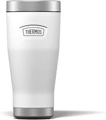 Thermos Icon thermal travel mug 470ml white with stainless steel base