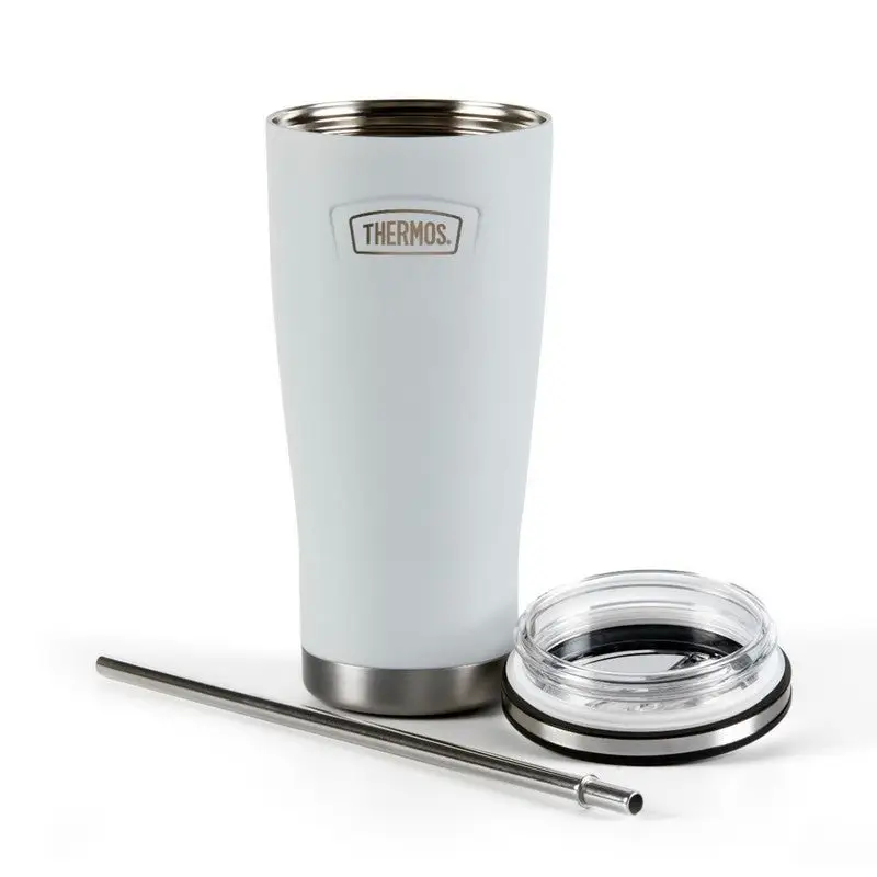 Thermos Icon cold cup 710ml pale blue with straw and lid