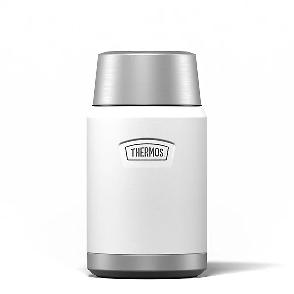 Thermos Icon white thermal food flask 710ml stainless steel