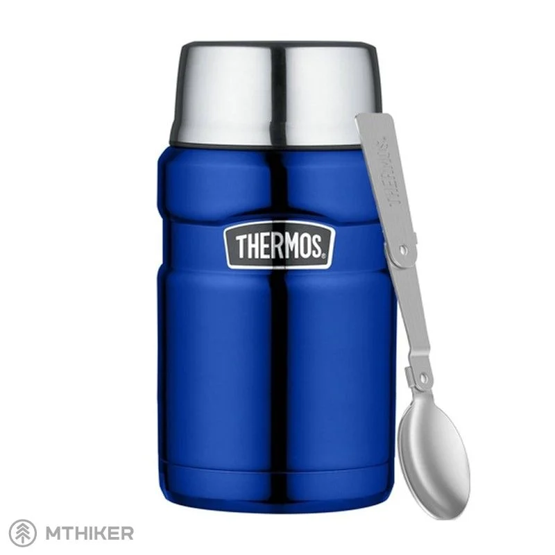 Thermos Icon Food thermal flask 710ml blue with stainless steel lid and spoon