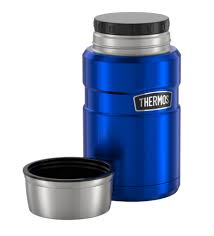 Thermos Icon food thermal flask 710ml pearl blue with lid