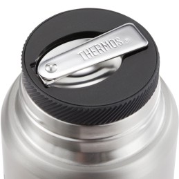 Thermos Icon stainless steel thermal flask 710ml silver and black