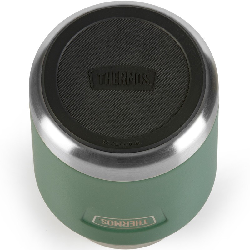 Thermos IconFood 710ml thermal flask in forest green with stainless steel lid