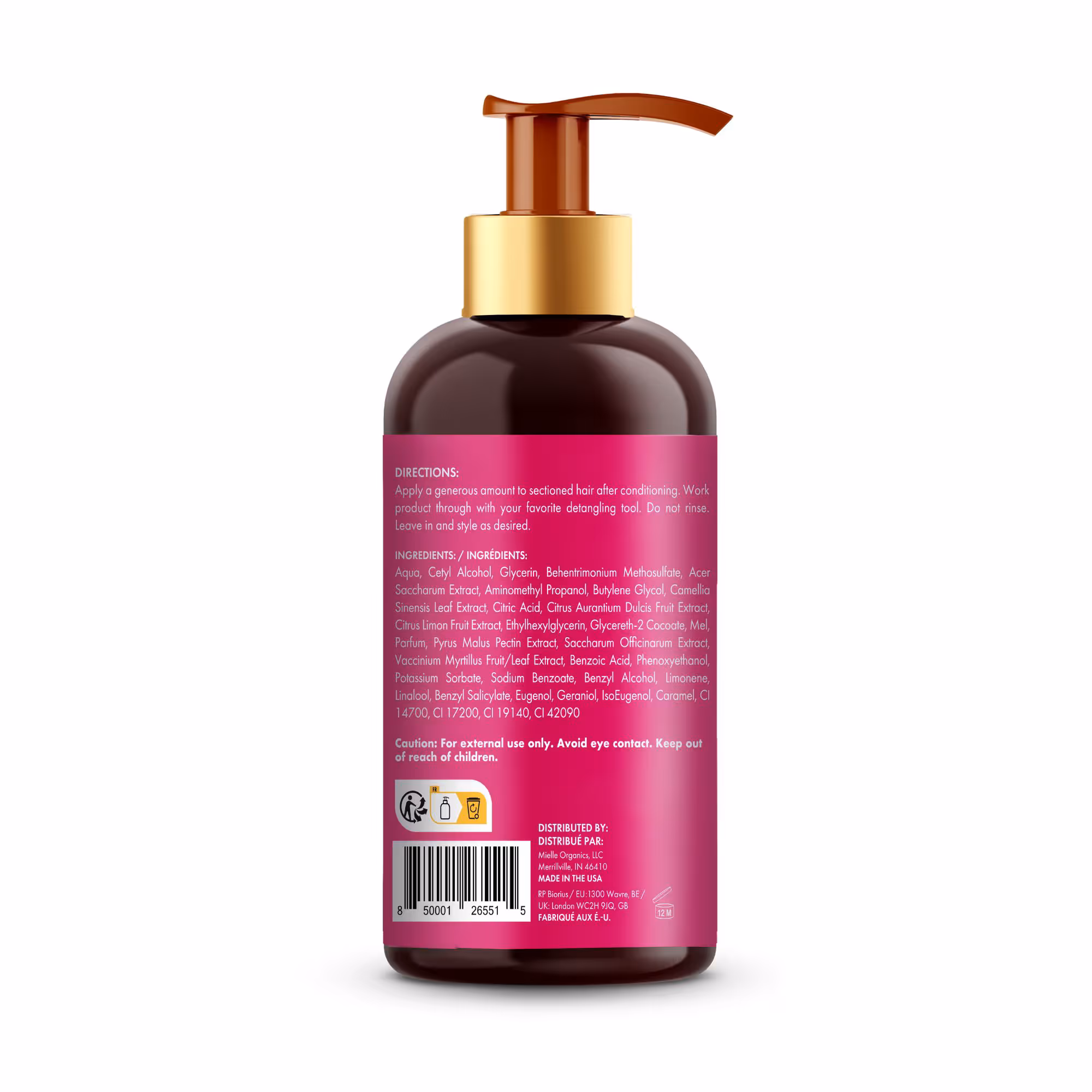 Mielle Organics Pomegranate & Honey Leave-In Conditioner in the 12 fl. oz. (355 ml) — photo 2