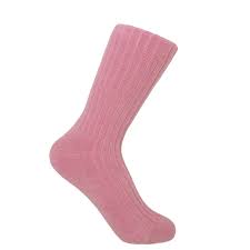 George pink ribbed cotton rich socks 5 pack 12-24 months