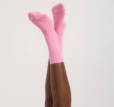 George pink ribbed cotton rich socks five pack 12-24 months