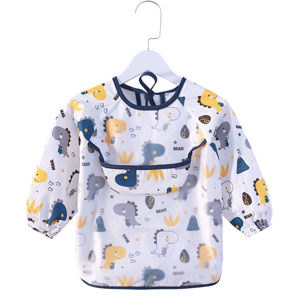 George Baby iPack unisex coverall bib with animal print design