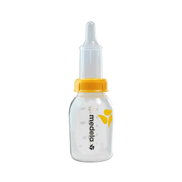 Medela SpecialNeeds Feeder 150ml clear bottle with yellow collar
