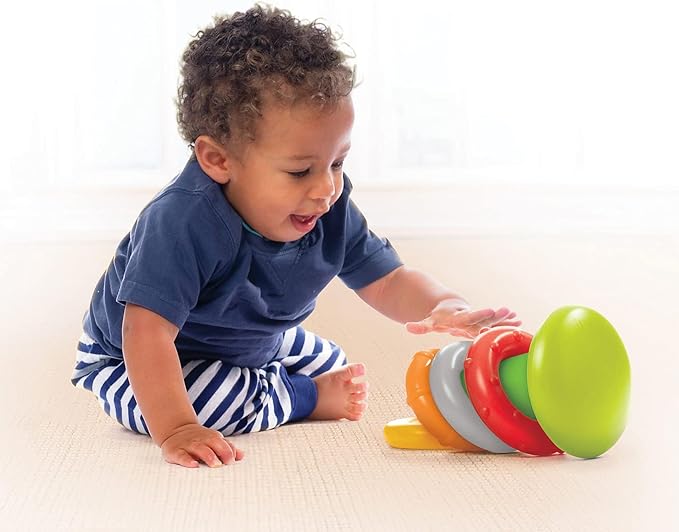 Infantino Rock N Stack Rings stacking toy for babies six months and up