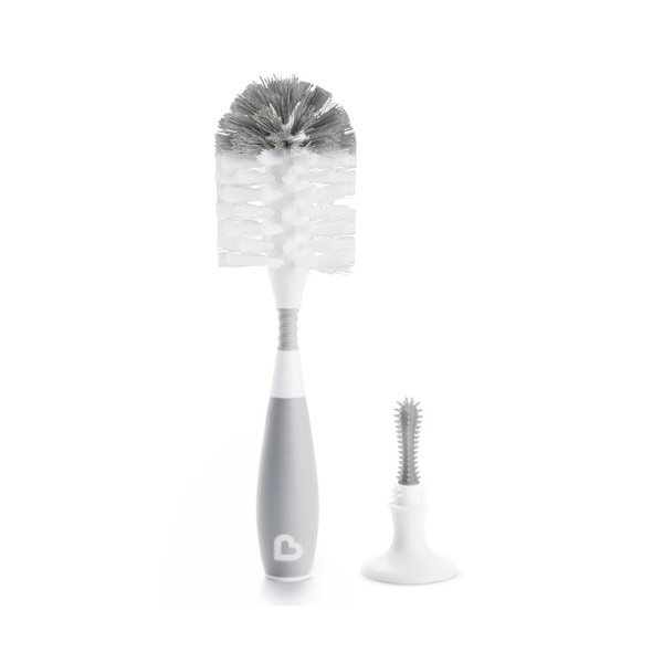 Munchkin Bristle Bottle Brush – Grey — photo 4