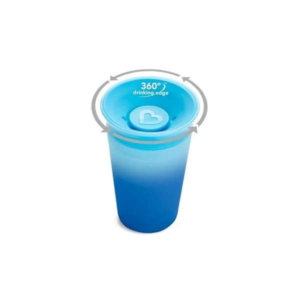 Munchkin Miracle 360 Trainer Cup blue colour-changing 12+ months