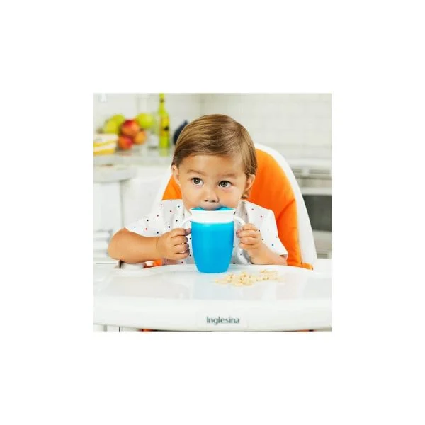 Munchkin Miracle 360 Degree Trainer Cup with Lid, 7oz, blue