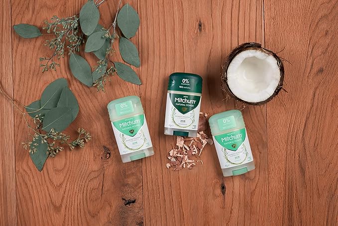 Mitchum Women Natural Deodorant Stick 40g green and white packaging