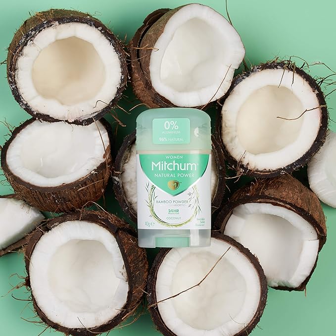 Mitchum Women Natural Deodorant Stick 40g bamboo powder scent