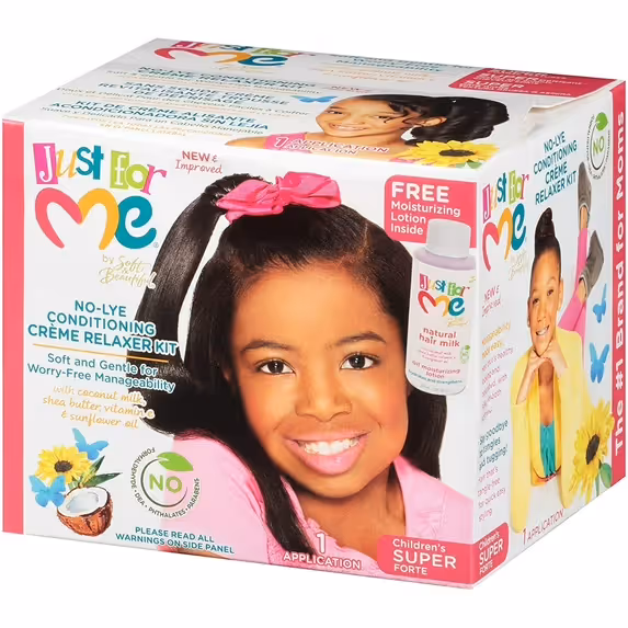 Just For Me by Soft and Beautiful Childrens Super No-Lye Conditioning Creme Relax, 1 Kit — photo 4