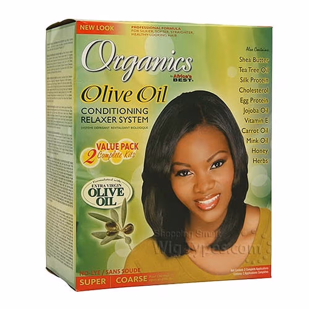 Originals by Africa's Best Olive Oil Conditioning No-Lye Relaxer System (Super, Twin Kit). — photo 5