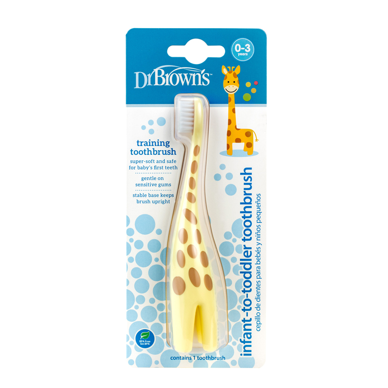 Dr. Brown's Infant-to-Toddler Toothbrush (Giraffe, 0–3 Years). — photo 2