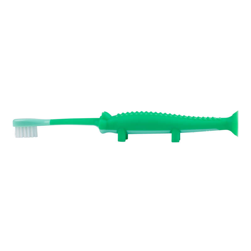 Dr. Brown's Crocodile Toddler Toothbrush (Green, 1–4 Years). — photo 2