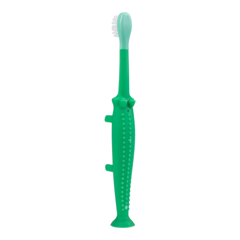 Dr. Brown's Crocodile Toddler Toothbrush (Green, 1–4 Years). — photo 3