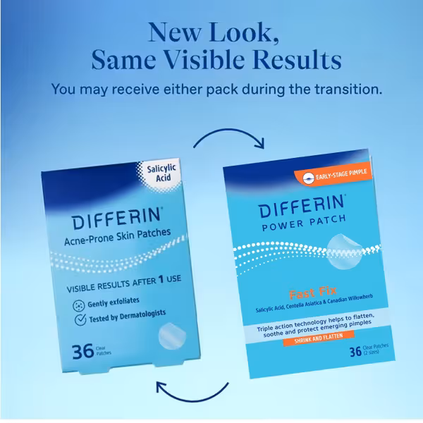 Differin Fast Fix Salicylic Acid Pimple Patches (36-count pack), — photo 3