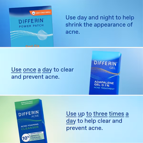 Differin Fast Fix Salicylic Acid Pimple Patches (36-count pack), — photo 3