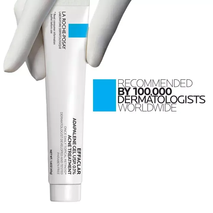 La Roche Posay Unscented Effaclar Adapalene Topical Retinoid Oil Free Acne Treatment - 1.6oz — photo 7