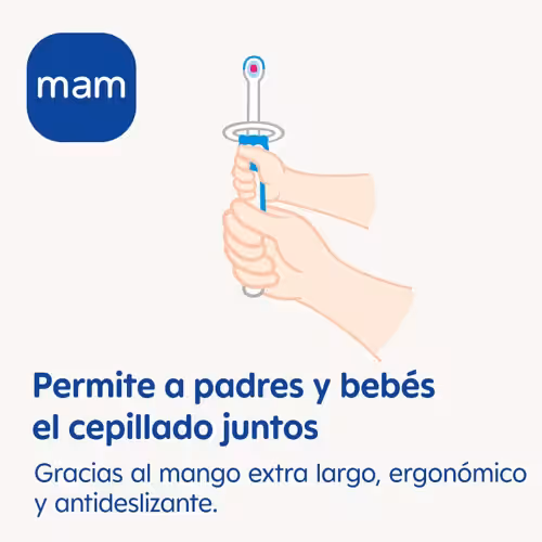 MAM Baby Learning Toothbrush +5m Neutral 2 pcs — photo 5