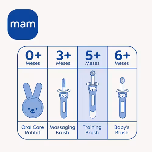 MAM Baby Learning Toothbrush +5m Neutral 2 pcs — photo 4