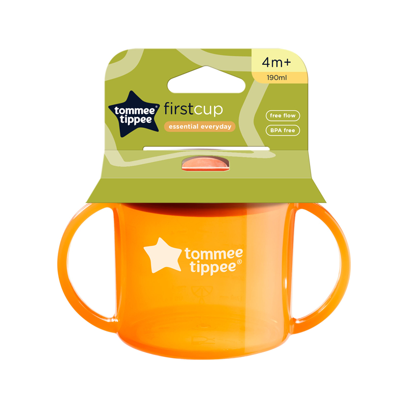 Tommee Tippee Essentials First Cup 190ml 4m+ (2 Cups) — photo 2