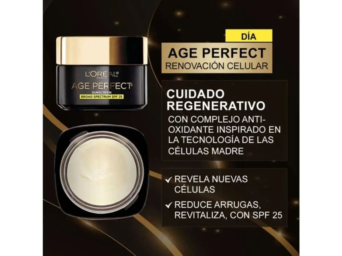 Crema Hidratante Día L'ORÉAL París Age Perfect Renovación Celular con FPS25 de 50 ml — photo 3