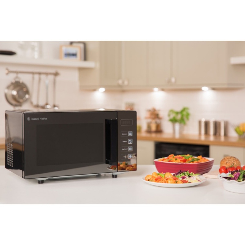 Russell Hobbs RHEM2301B 23L Easi Flatbed Digital 800w Solo Microwave, Freestanding, Black — photo 4