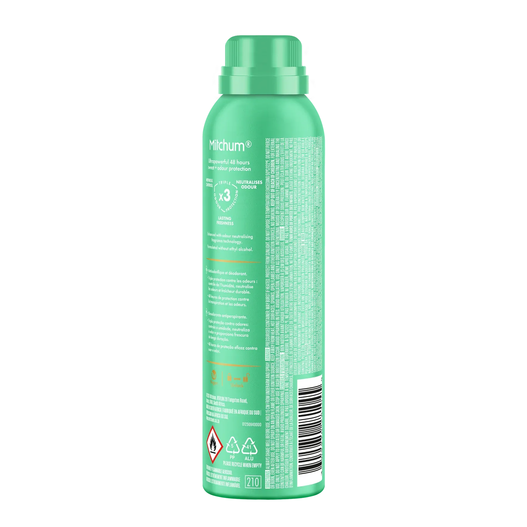 Mitchum Tripple Odor Defense Shower Fresh 150ml — photo 2