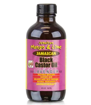 Jamaican Mango & Lime Black Castor Oil Lavender 4oz