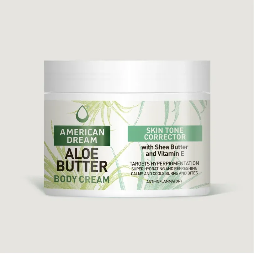 American Dream Aloe Butter Body Cream with Shea Butter & Vitamin E (500ml Jar)