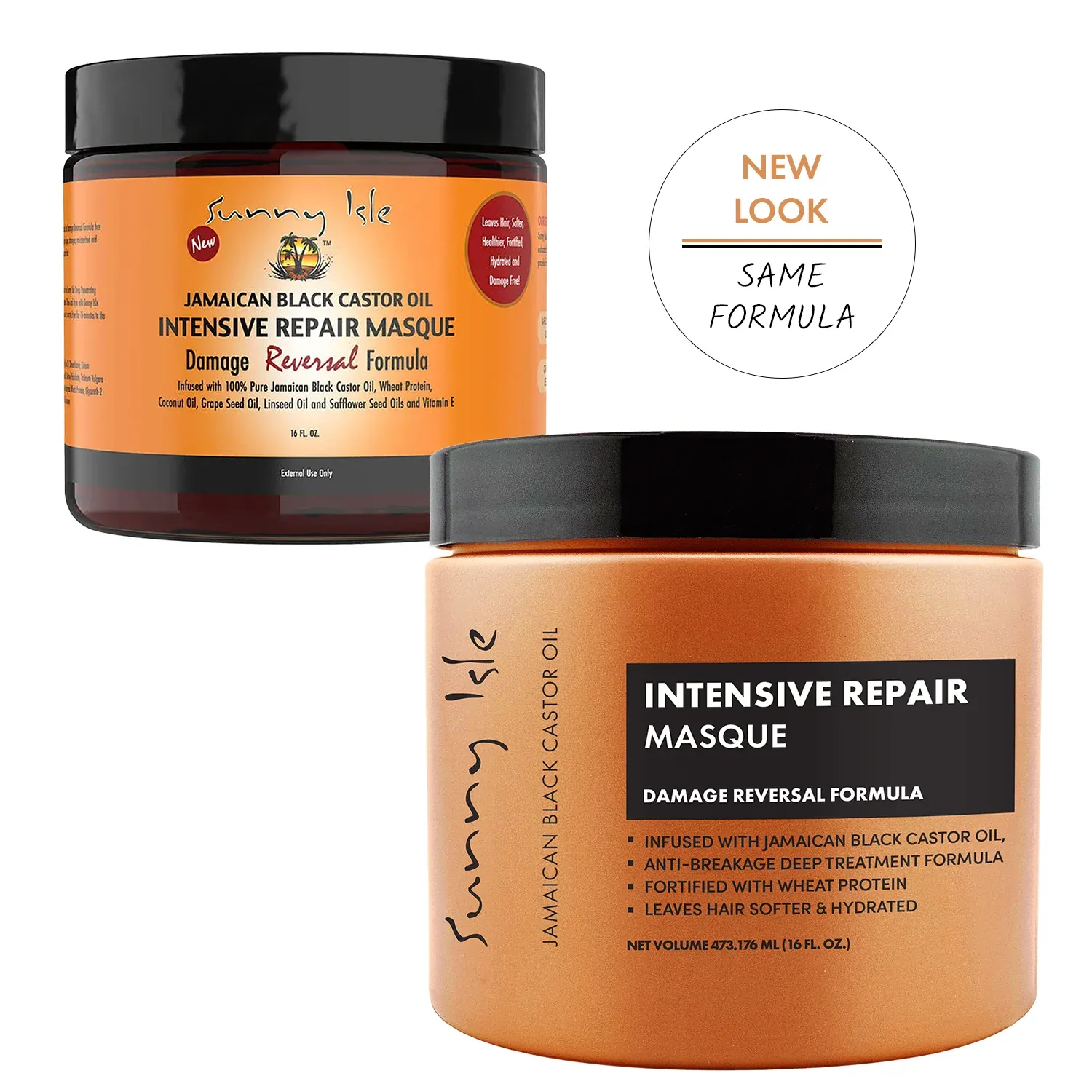 Sunny Isle Jamaican Black Castor Oil Intensive Repair Masque 16oz — photo 2
