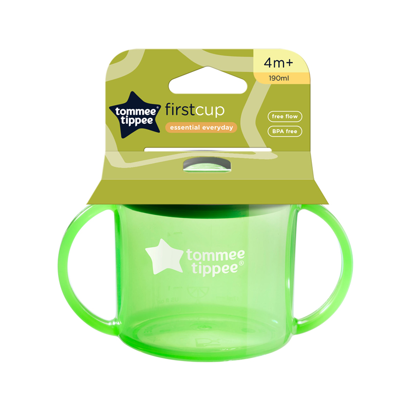 Tommee Tippee Essentials First Cup 190ml 4m+ (2 Cups) — photo 5