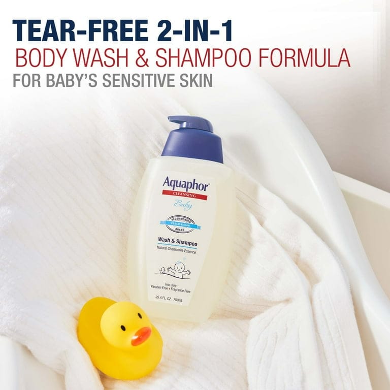 Aquaphor Baby Cleansing Wash And Shampoo 16oz — photo 4