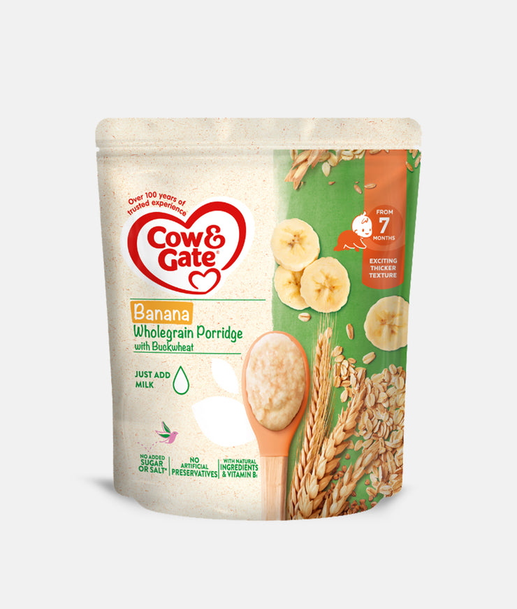 Cow And Gate Cereal Banana Wholegrain Porridge 7m — photo 4