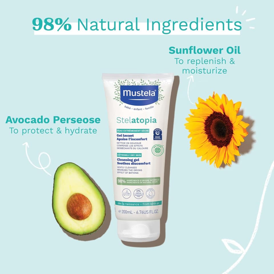 Mustela Stelatopia Cleansing Gel 200ml — photo 4