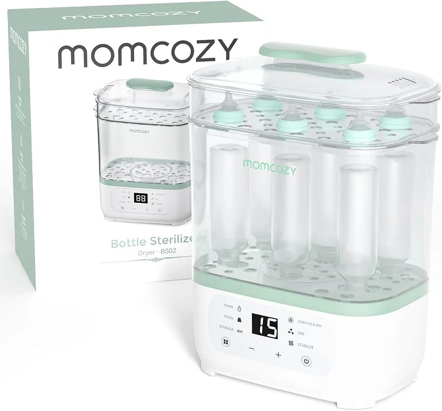 Momcozy 8-in-1 Baby Bottle Sterilizer and Dryer