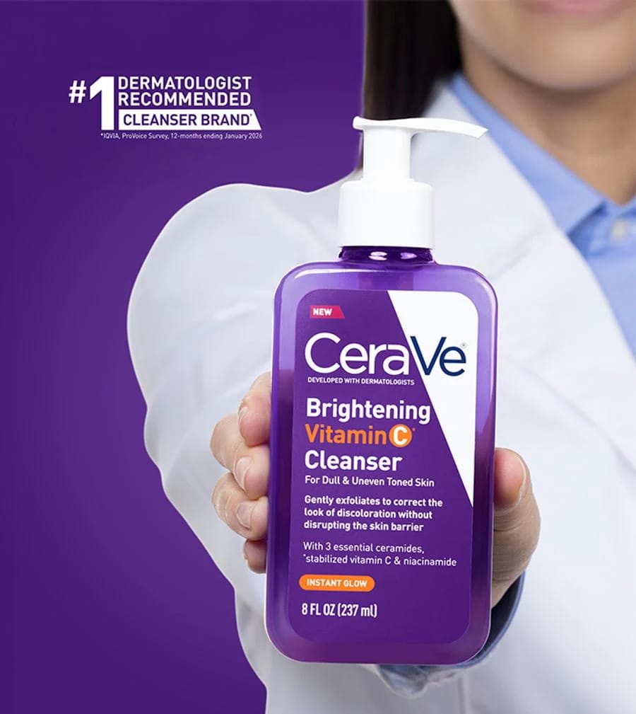 CeraVe Brightening Vitamin C Cleanser (8 fl oz / 237 ml). — photo 7